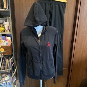 People's Liberation Black Jacket with Red Star and pants